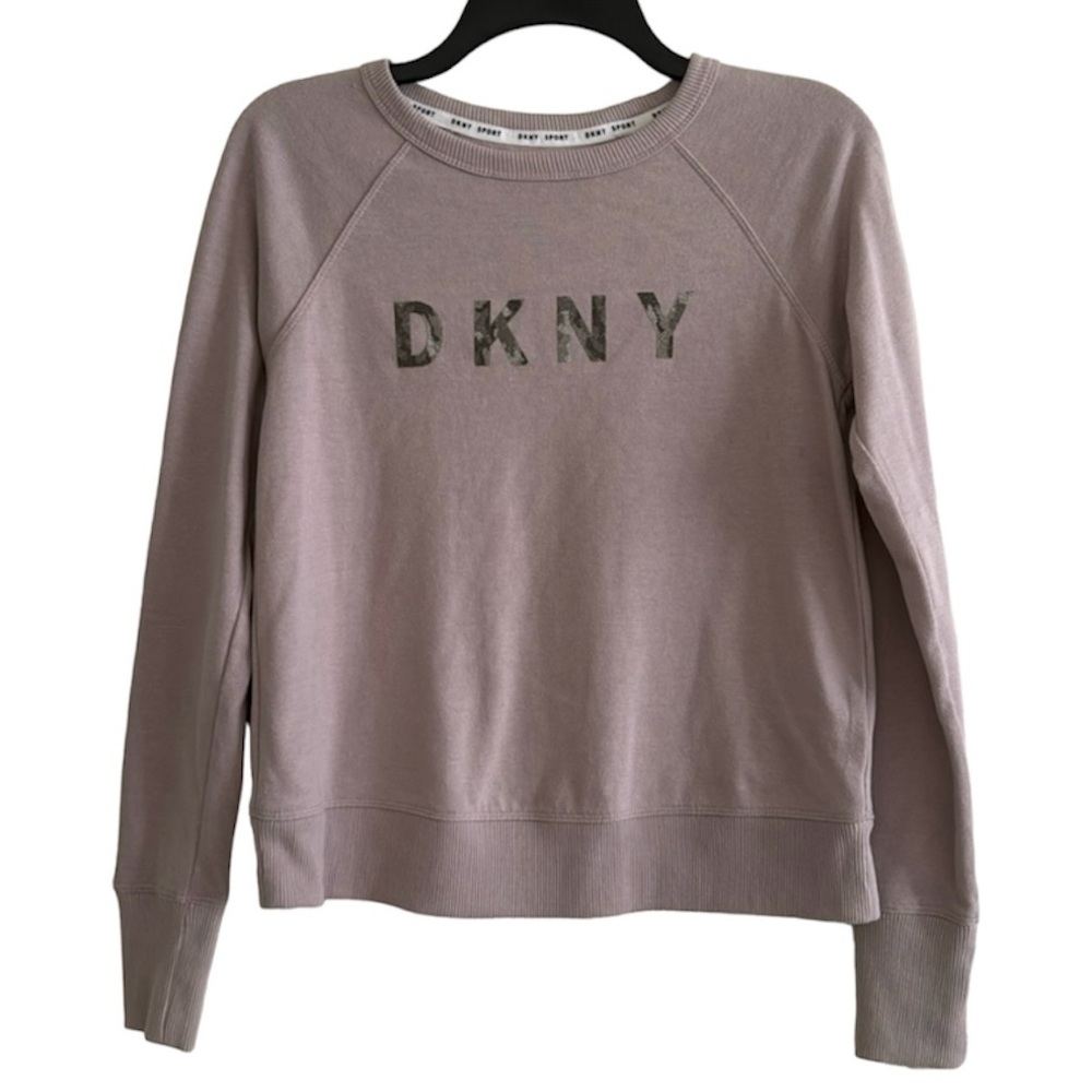 Dkny Sport Sparkle-Logo Crewneck Sweatshirt Size X Small